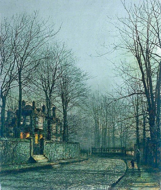 Silver Moonlight by John Atkinson Grimshaw