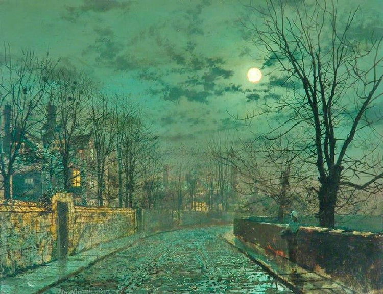 Moonlight Scene Near Leeds by John Atkinson Grimshaw