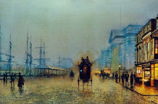 Liverpool Docks by John Atkinson Grimshaw