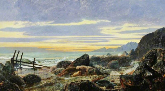 The Ironbound Shore by John Atkinson Grimshaw