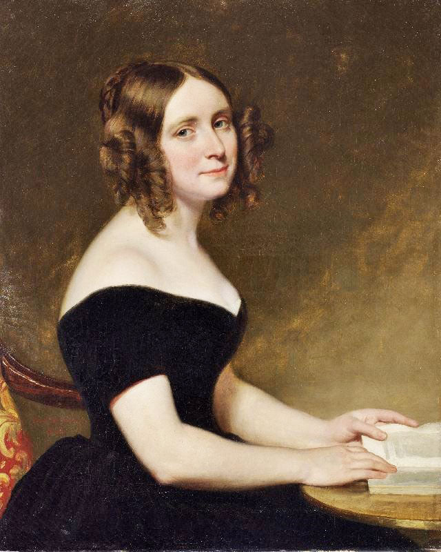 PORTRAIT OF A LADY IN A BLACK GOWN
