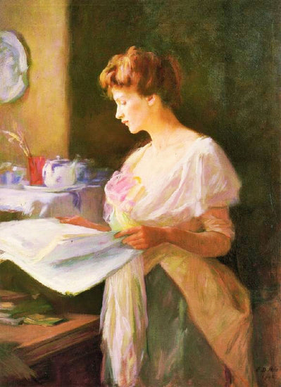Morning News by Ellen Day Hale