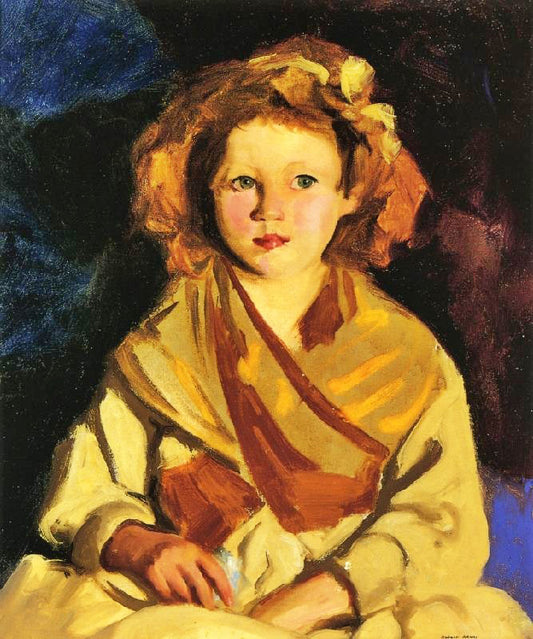 Sissy In Yellow by Robert Henri
