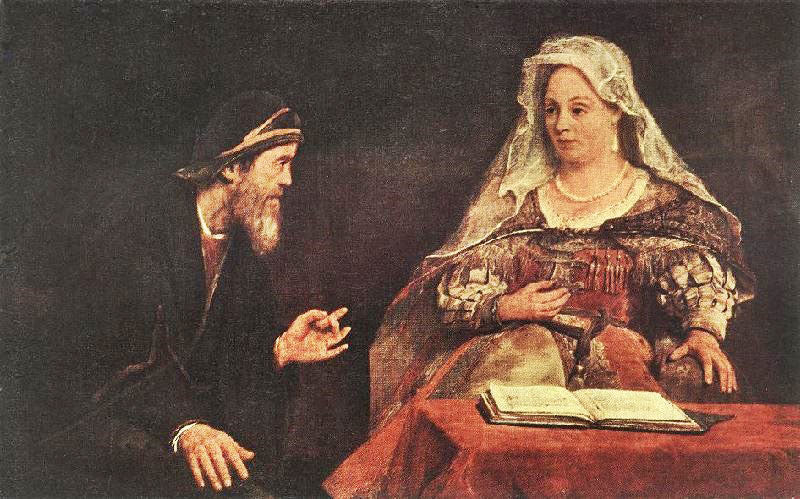 Esther And Mordecai by Aert de Gelder