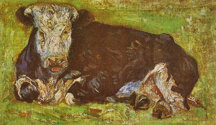 Cow Lying Down by Vincent van Gogh