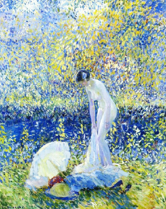 Cherry Blossoms by Frederick Carl Frieseke