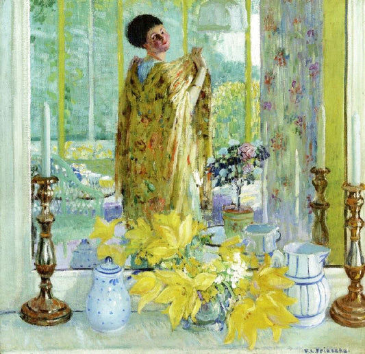 Yellow Tulips by Frederick Carl Frieseke