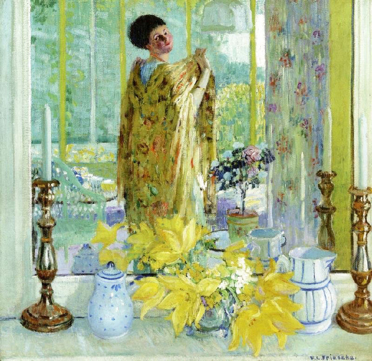 Yellow Tulips by Frederick Carl Frieseke