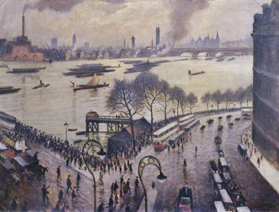 Blackfriars Bridge, London by Christopher Nevinson