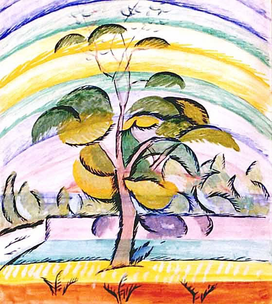 The Tree And The Rainbow by Vladimir Baranoff-Rossine