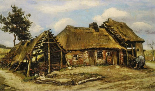 Cottage In Brabant by Vincent van Gogh