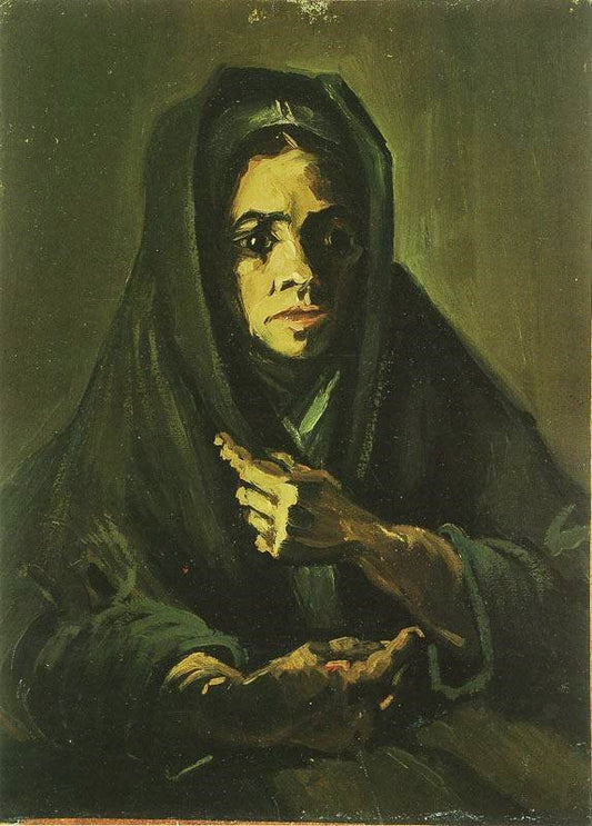 Woman With A Mourning Shawl by Vincent van Gogh