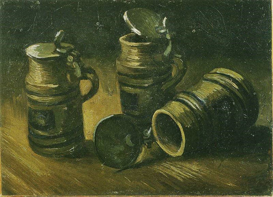 Beer Tankards by Vincent van Gogh