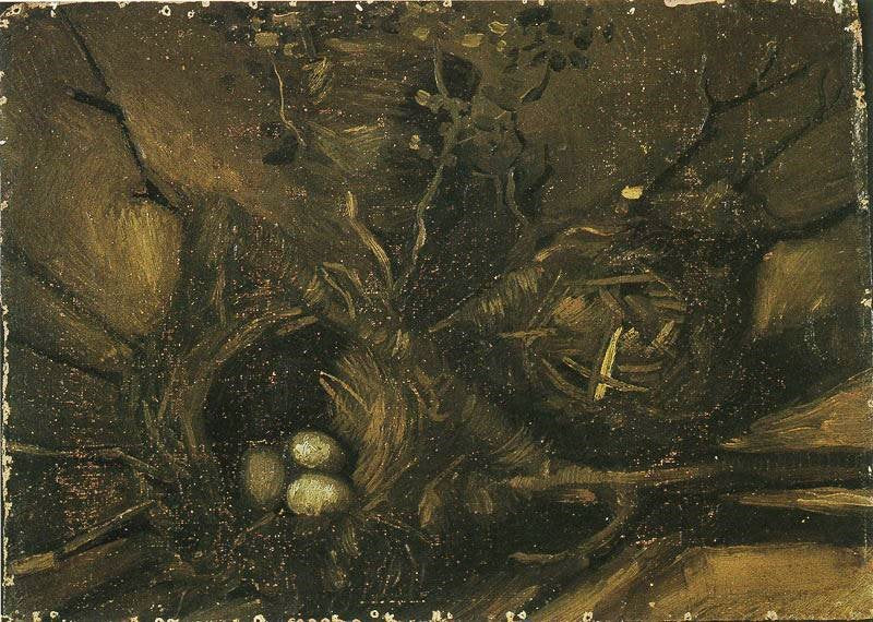 Still Life With Birds’ Nests by Vincent van Gogh
