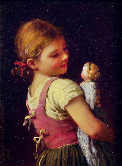 Gretchen’S Favourite by Johann Georg Meyer