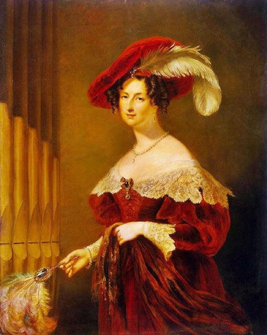 Portrait Of Elzbieta Branicka-Woroncow by George Hayter