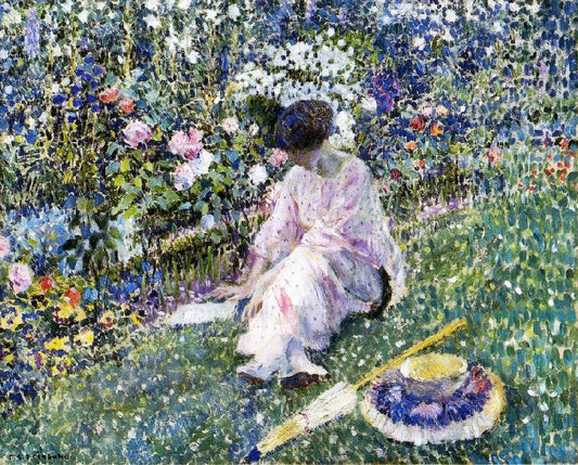 Garden In June by Frederick Carl Frieseke