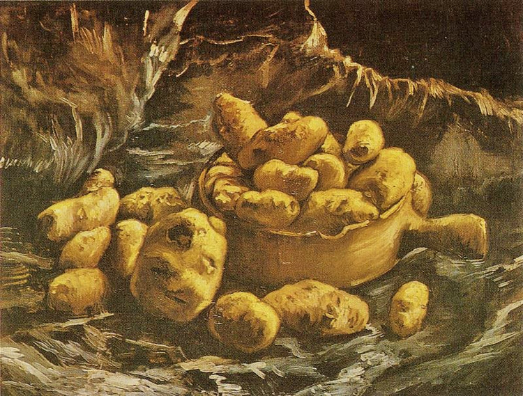 Still Life With Earthen Bowl Of Potatoes by Vincent van Gogh