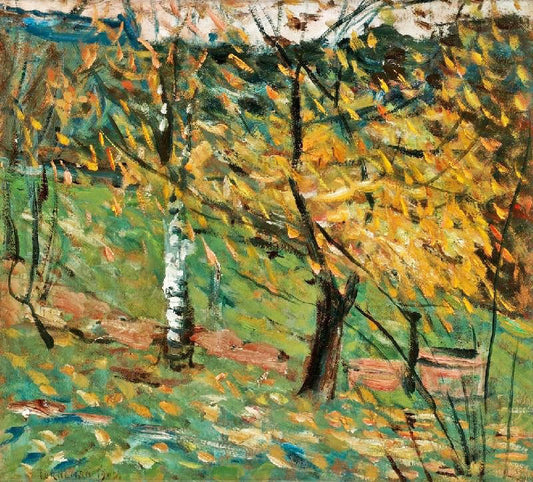 The White Birch by Axel Torneman