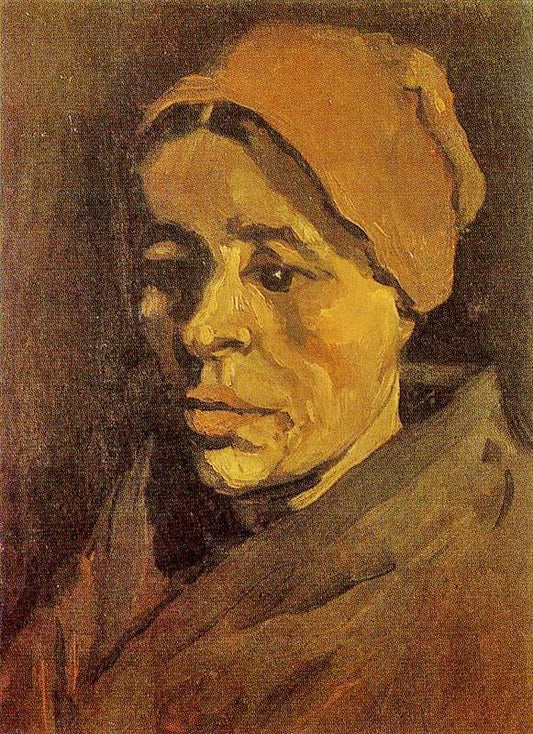 Head Of Peasant Woman by Vincent van Gogh