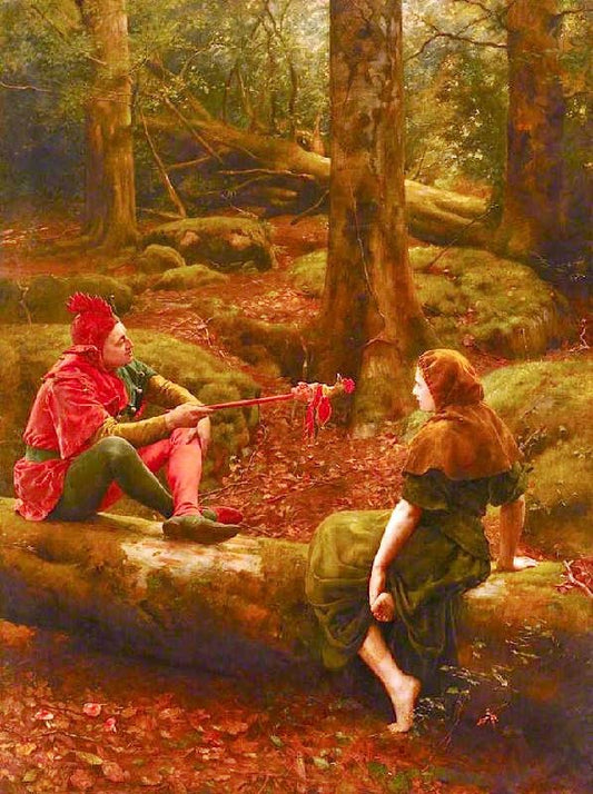 Touchstone And Audrey by John Maler Collier