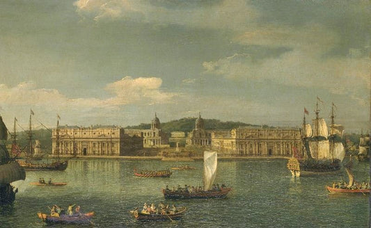 A View Of Greenwich From The River by Canaletto