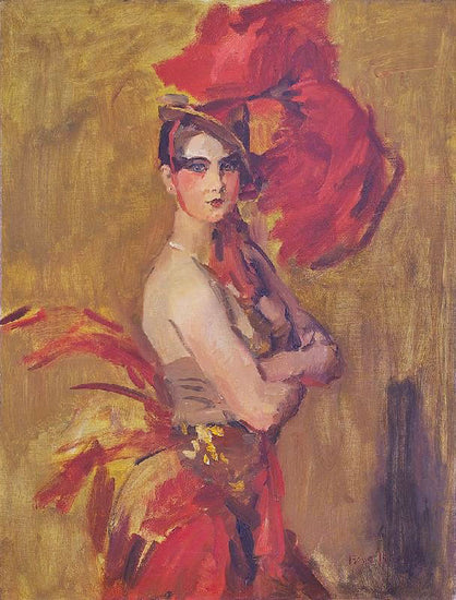 Showgirl At Scala Theatre, The Hague by Isaac Israels