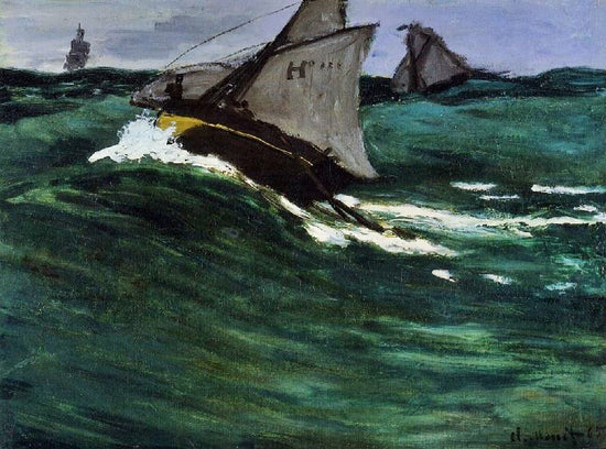 The Green Wave by Claude Oscar Monet