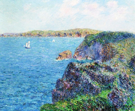 A Cove At Sevignies, Cap Frehel by Gustave Loiseau