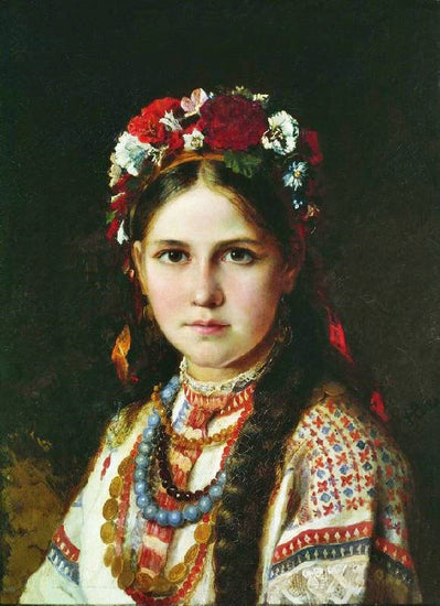 A Ukrainian Girl by Nikolai Rachkov