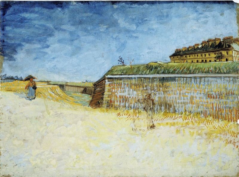 The Fortifications Of Paris With Houses by Vincent van Gogh