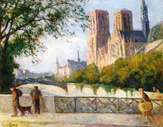 Notre Dame, Paris by Maximilien Luce