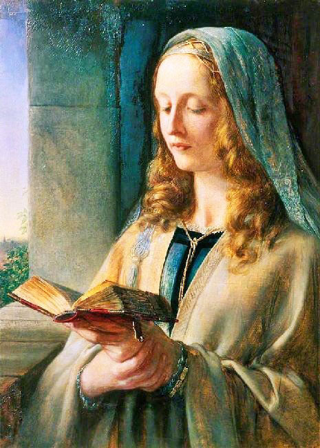 Maiden Meditation by Charles West Cope