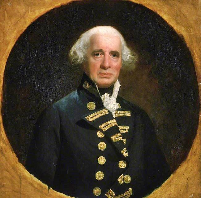 Admiral Of The Fleet Howe, 1St Earl Howe by John Singleton Cople