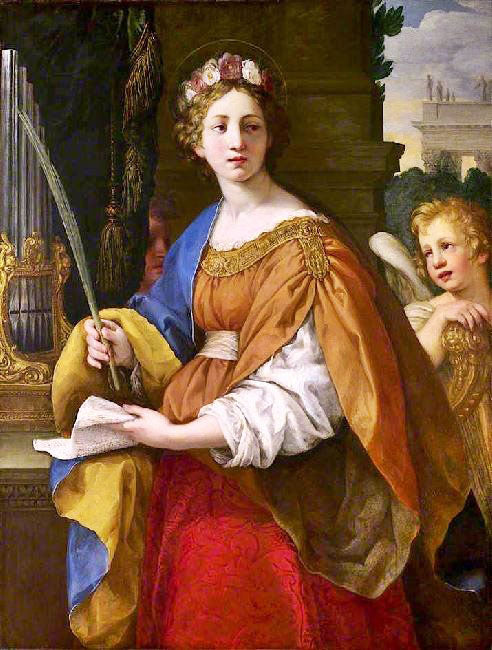 Saint Cecilia by Pietro da Cortona