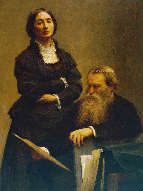 Mr. And Mrs. Edwin Edwards by Henri Fantin-Latour