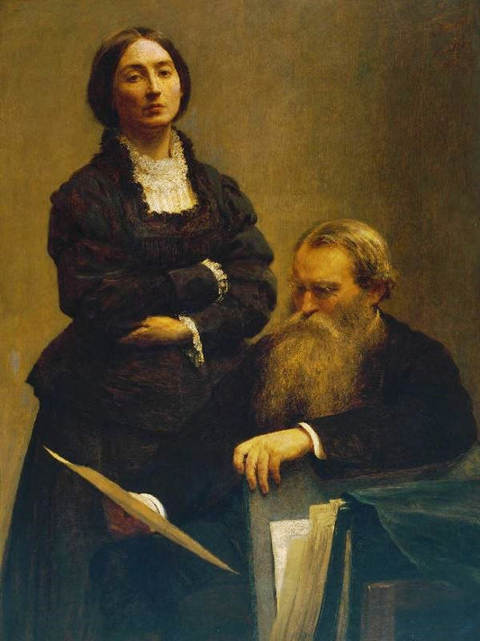 Mr. And Mrs. Edwin Edwards by Henri Fantin-Latour