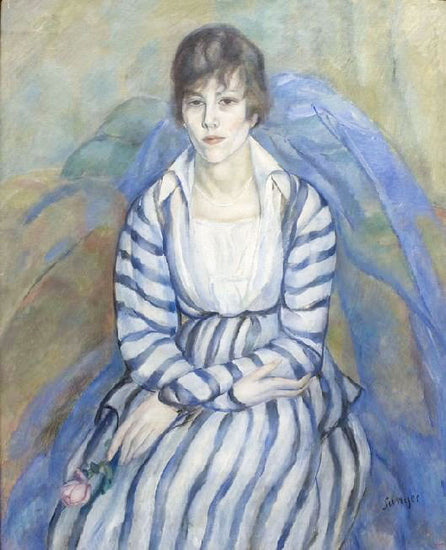 Portrait Of Maria Llimona by Joaquín Sunyer y Miró