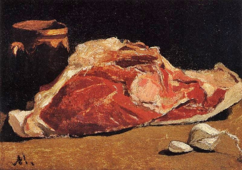 Still Life With Meat by Claude Oscar Monet
