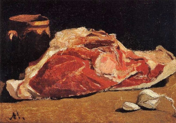 Still Life With Meat by Claude Oscar Monet