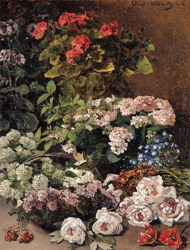 Spring Flowers by Claude Oscar Monet