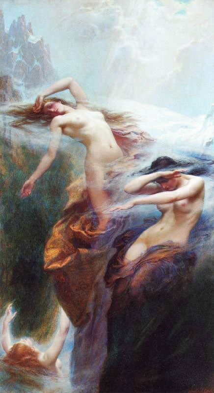Clyties Of The Mist by Herbert James Draper
