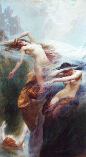 Clyties Of The Mist by Herbert James Draper