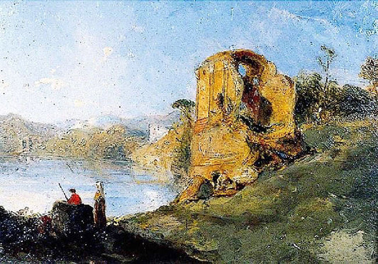Ruins In Rome, Italy by Edward Thomas Daniell