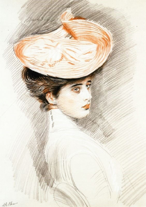 Portrait Of A Woman, Madame Helleu by Paul César Helleu