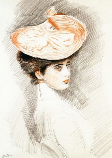 Portrait Of A Woman, Madame Helleu by Paul César Helleu