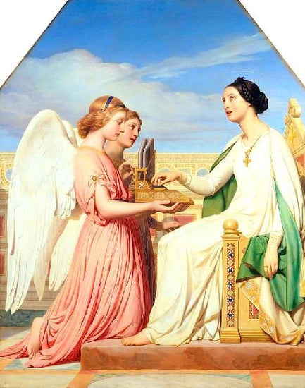 Saint Cecilia And The Angels by Paul Delaroche