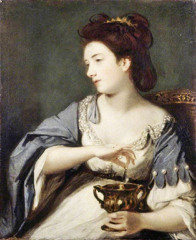 Kitty Fisher As Cleopatra by Sir Joshua Reynolds