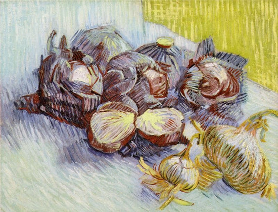 Red Cabbages And Onions by Vincent van Gogh
