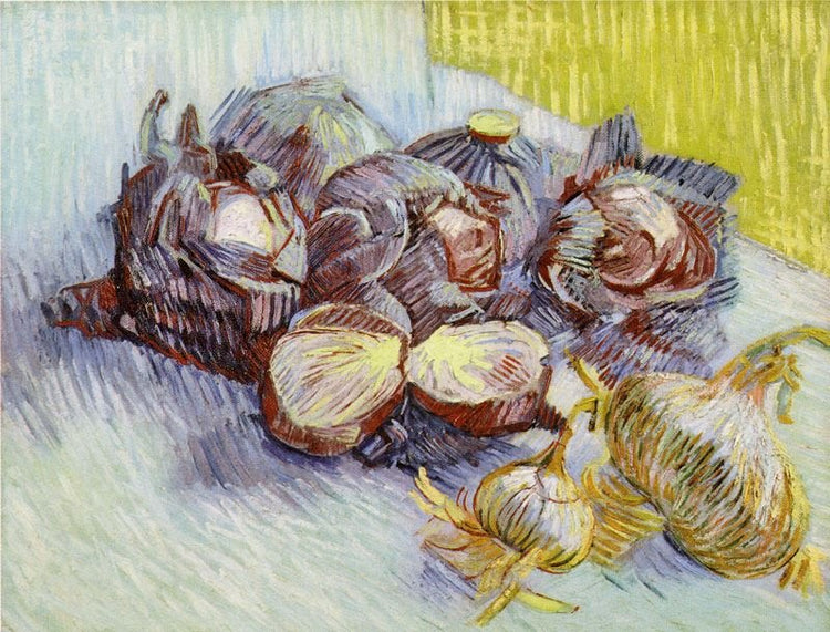 Red Cabbages And Onions by Vincent van Gogh